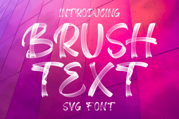 Brush Text: A Modern Color Font for Bold, Creative Projects