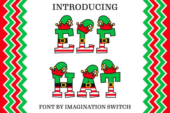 Elf Hat: A Colorful Creative Font for Unique Designs