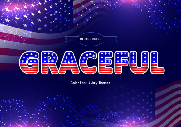 Graceful: The Perfect Font for Patriotic Designs