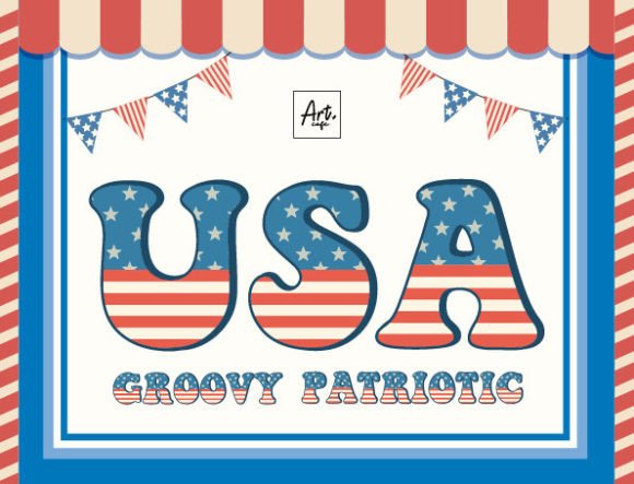 Groovy Patriotic: Capturing American Spirit in Design
