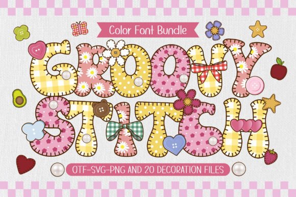 Groovy Stitch: A Playful Font for Handmade Charm