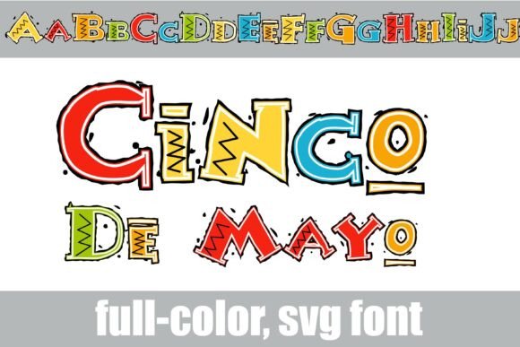 Ignite Your Festive Designs with Cinco De Mayo Font