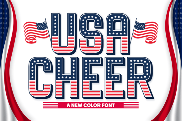 Infuse Your Designs with National Pride Using Usa Cheer