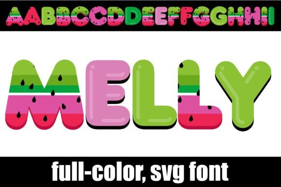 Melly: The High-Shine Bubble Font for Playful Branding