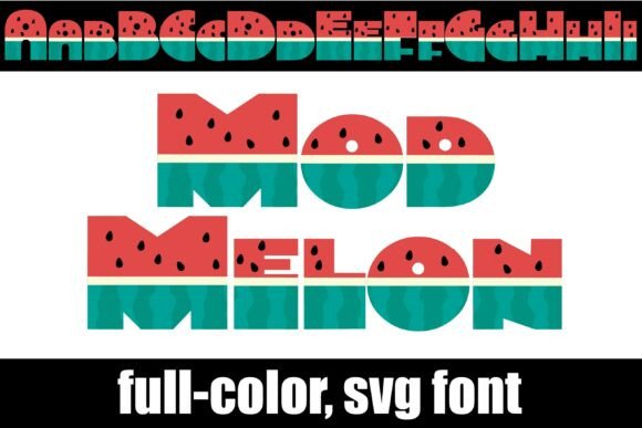 Mod Melon: Bold Geometric Display Font