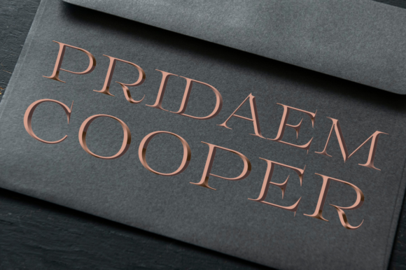 Pridaem Cooper: A Color Font for Modern Design
