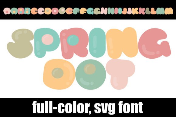 Spring Dot: The High-Shine SVG Font for a Soft, Modern Look