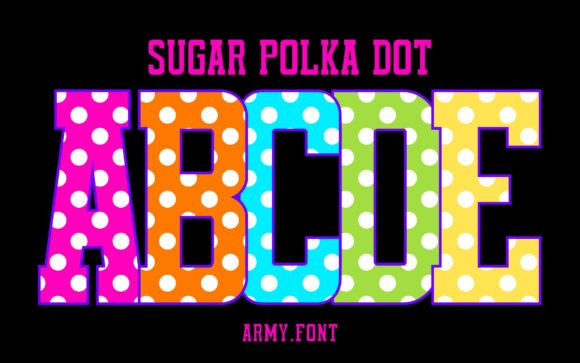 Sugar Polka Dot: The Creative Font for Visual Impact