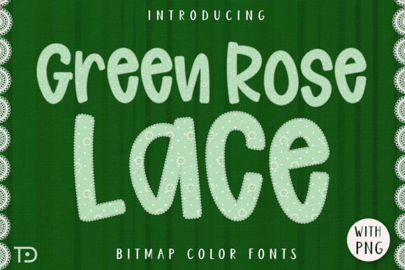 The Green Rose Lace Font: A Designer's Guide to Shabby Chic Elegance